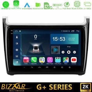 Bizzar G+ Series Vw Polo 2014-2017 8core Android14 6+128GB Navigation Multimedia Tablet 9"