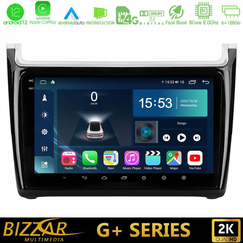 Bizzar G+ Series Vw Polo 2014-2017 8core Android14 6+128GB Navigation Multimedia Tablet 9" Bizzar G+ Series Vw Polo 2014-2017 8core Android14 6+128GB Navigation Multimedia Tablet 9"