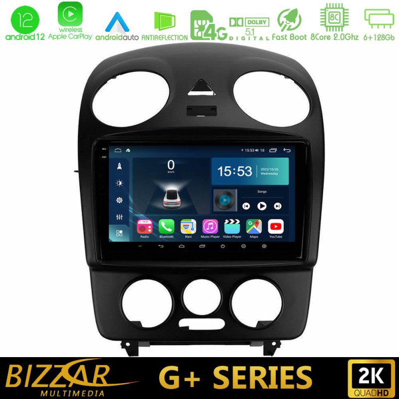 Bizzar G+ Series VW Beetle 8core Android14 6+128GB Navigation Multimedia Tablet 9" Bizzar G+ Series VW Beetle 8core Android14 6+128GB Navigation Multimedia Tablet 9"