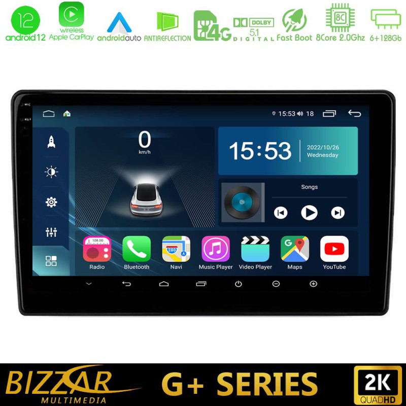 Bizzar G+ Series VW Group 8Core Android14 6+128GB Navigation Multimedia Tablet 10" Bizzar G+ Series VW Group 8Core Android14 6+128GB Navigation Multimedia Tablet 10"