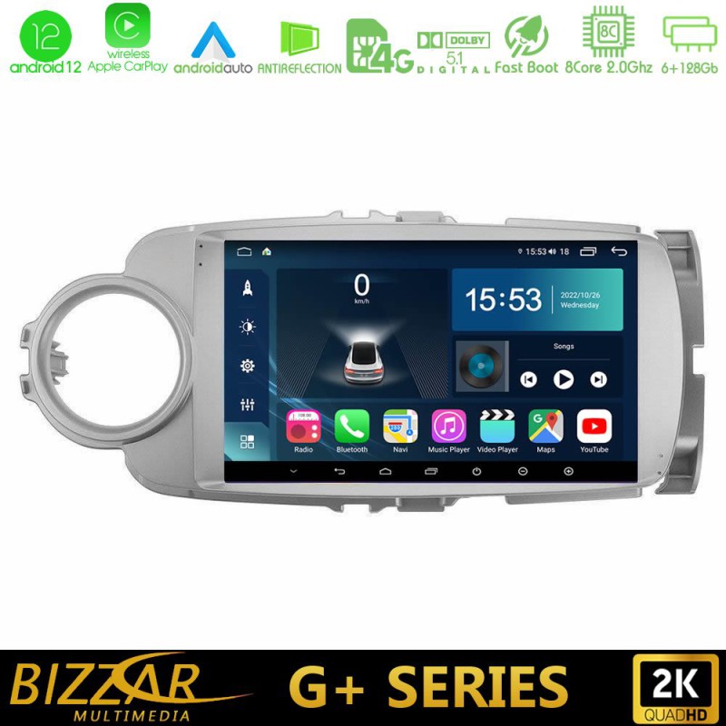 Bizzar G+ Series Toyota Yaris 8core Android14 6+128GB Navigation Multimedia Tablet 9" Bizzar G+ Series Toyota Yaris 8core Android14 6+128GB Navigation Multimedia Tablet 9"