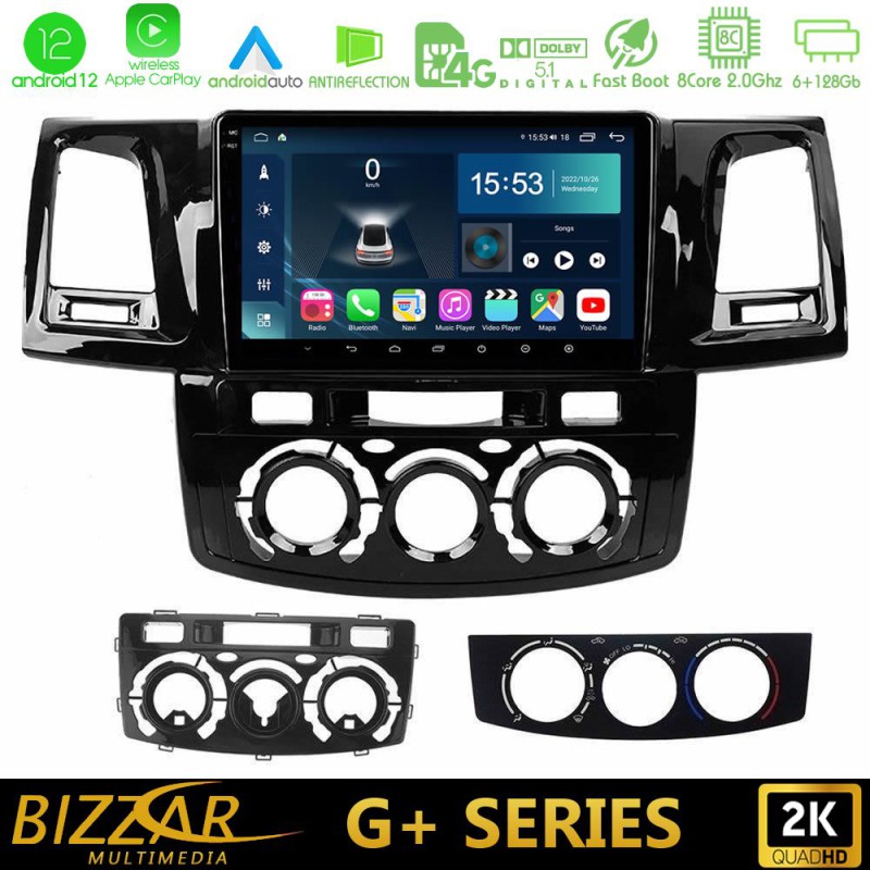 Bizzar G+ Series Toyota Hilux 2007-2011 8core Android14 6+128GB Navigation Multimedia Tablet 9" Bizzar G+ Series Toyota Hilux 2007-2011 8core Android14 6+128GB Navigation Multimedia Tablet 9"