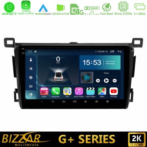 Bizzar G+ Series Toyota RAV4 2013-2018 8core Android14 6+128GB Navigation Multimedia Tablet 9"