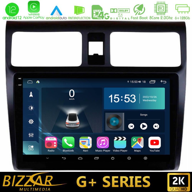 Bizzar G+ Series Suzuki Swift 2005-2010 8core Android14 6+128GB Navigation Multimedia Tablet 10" Bizzar G+ Series Suzuki Swift 2005-2010 8core Android14 6+128GB Navigation Multimedia Tablet 10"