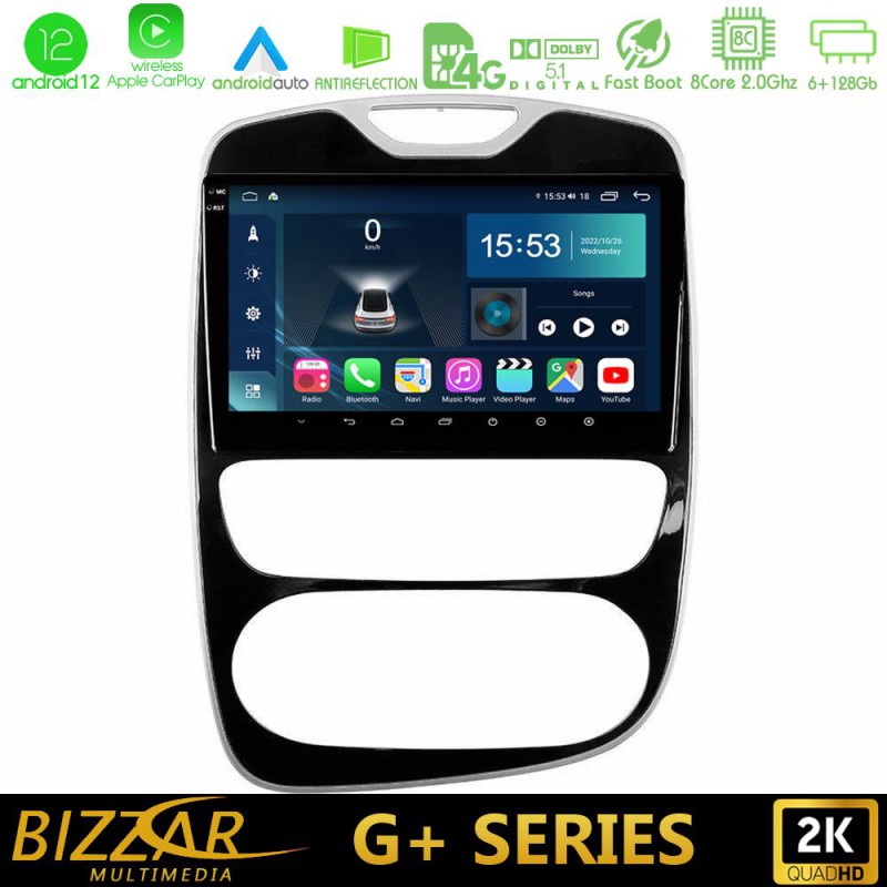 Bizzar G+ Series Renault Clio 2016-2019 8core Android14 6+128GB Navigation Multimedia Tablet 10" Bizzar G+ Series Renault Clio 2016-2019 8core Android14 6+128GB Navigation Multimedia Tablet 10"