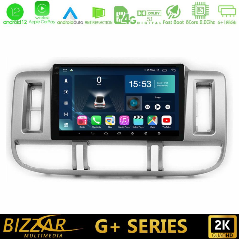 Bizzar G+ Series Nissan X-Trail (T30) 2000-2003 8core Android14 6+128GB Navigation Multimedia 9" Bizzar G+ Series Nissan X-Trail (T30) 2000-2003 8core Android14 6+128GB Navigation Multimedia 9"