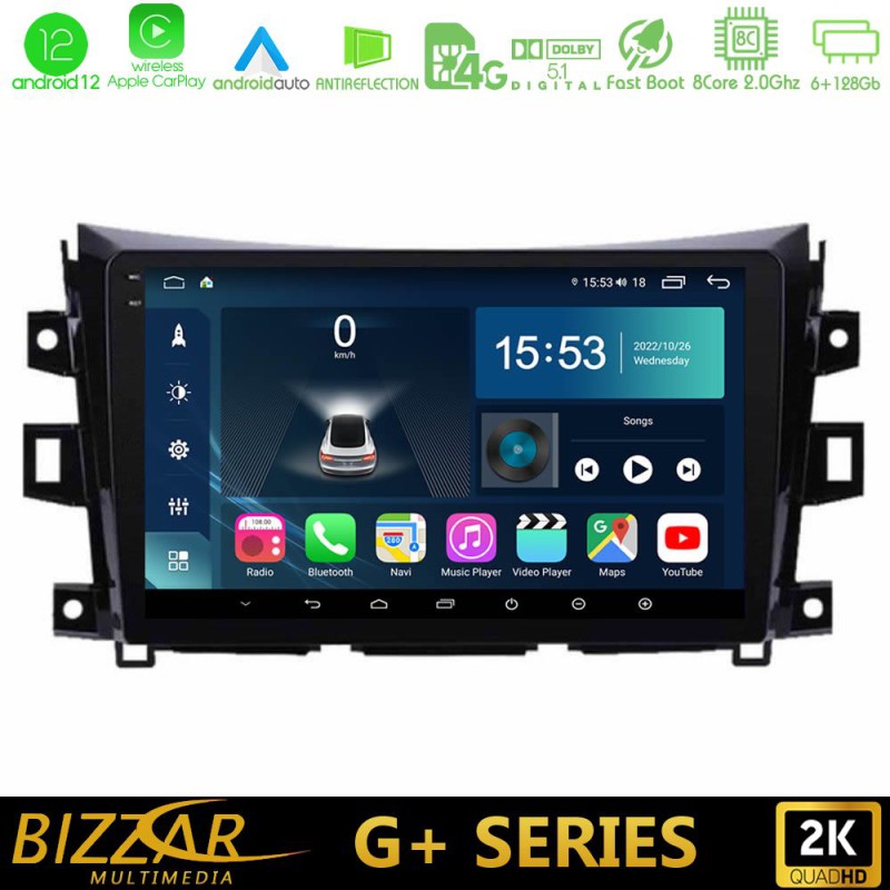 Bizzar G+ Series Nissan Navara NP300 8core Android14 6+128GB Navigation Multimedia Tablet 9" Bizzar G+ Series Nissan Navara NP300 8core Android14 6+128GB Navigation Multimedia Tablet 9"