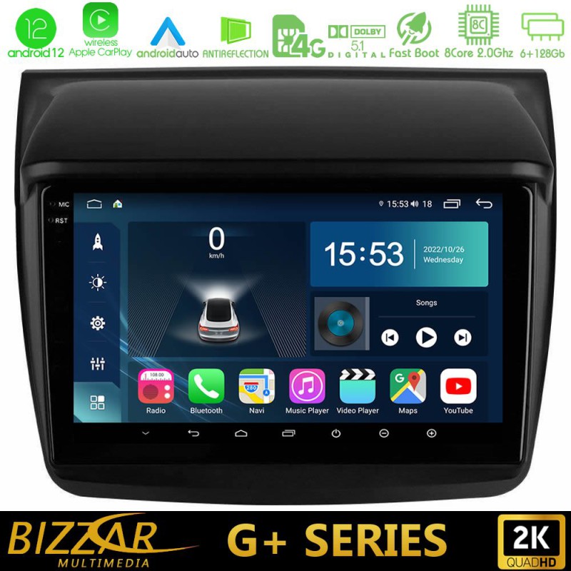 Bizzar G+ Series Mitsubishi L200 8core Android14 6+128GB Navigation Multimedia Tablet 9" Bizzar G+ Series Mitsubishi L200 8core Android14 6+128GB Navigation Multimedia Tablet 9"
