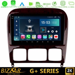 Bizzar G+ Series Mercedes S Class 1999-2004 (W220) 8core Android14 6+128GB Navigation Multimedia Tablet 9" Bizzar G+ Series Mercedes S Class 1999-2004 (W220) 8core Android14 6+128GB Navigation Multimedia Tablet 9"