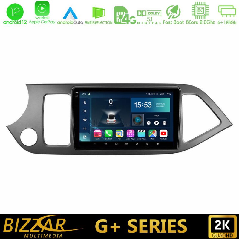 Bizzar G+ Series Kia Picanto 8core Android14 6+128GB Navigation Multimedia Tablet 9" Bizzar G+ Series Kia Picanto 8core Android14 6+128GB Navigation Multimedia Tablet 9"