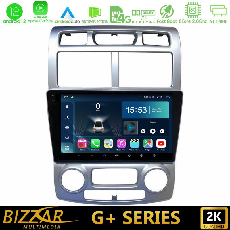 Bizzar G+ Series Kia Sportage 2005-2008 8core Android14 6+128GB Navigation Multimedia Tablet 9" Bizzar G+ Series Kia Sportage 2005-2008 8core Android14 6+128GB Navigation Multimedia Tablet 9"