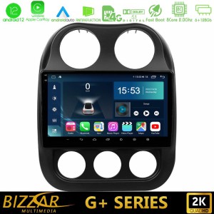 Bizzar G+ Series Jeep Compass 2010-2016 8core Android14 6+128GB Navigation Multimedia Tablet 10" Bizzar G+ Series Jeep Compass 2010-2016 8core Android14 6+128GB Navigation Multimedia Tablet 10"