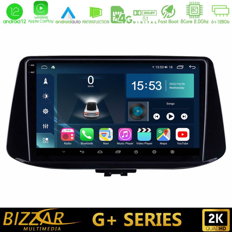 Bizzar G+ Series Hyundai i30 8core Android14 6+128GB Navigation Multimedia Tablet 9" Bizzar G+ Series Hyundai i30 8core Android14 6+128GB Navigation Multimedia Tablet 9"