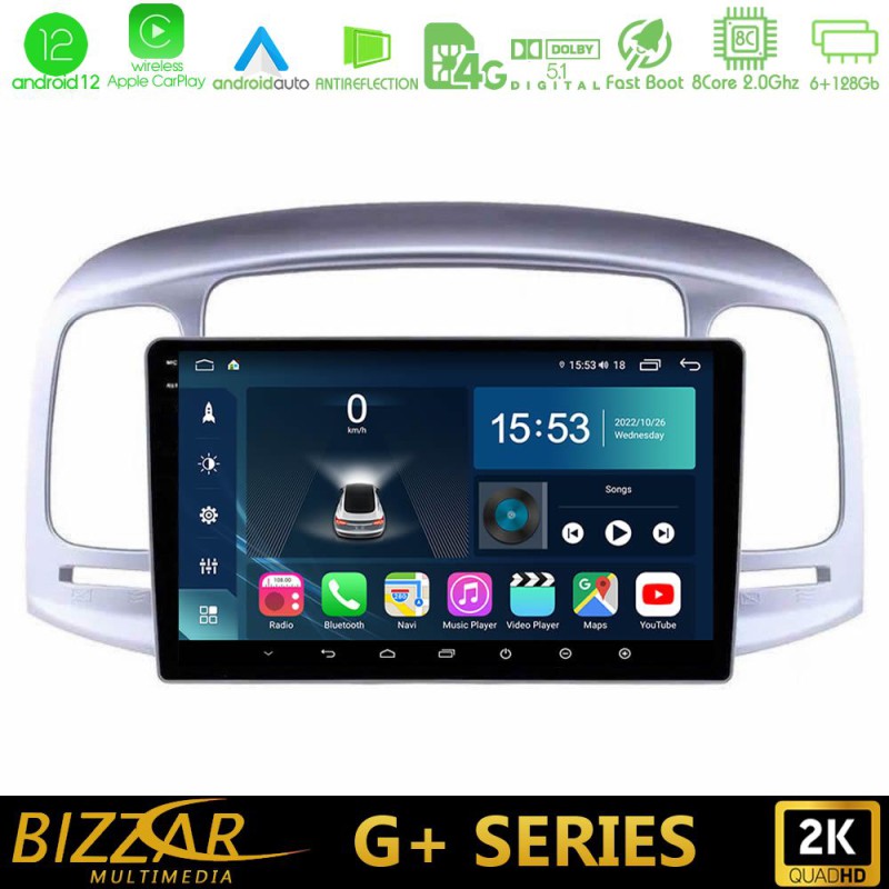 Bizzar G+ Series Hyundai Accent 2006-2011 8core Android14 6+128GB Navigation Multimedia Tablet 9" Bizzar G+ Series Hyundai Accent 2006-2011 8core Android14 6+128GB Navigation Multimedia Tablet 9"