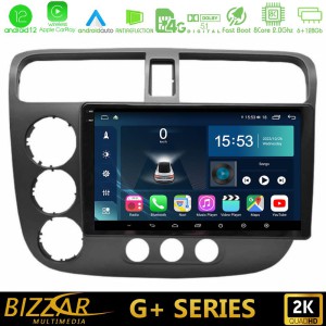 Bizzar G+ Series Honda Civic 2001-2005 8core Android14 6+128GB Navigation Multimedia Tablet 9" Bizzar G+ Series Honda Civic 2001-2005 8core Android14 6+128GB Navigation Multimedia Tablet 9"