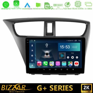 Bizzar G+ Series Honda Civic Hatchback 2012-2015 8core Android14 6+128GB Navigation Multimedia Tablet 9" Bizzar G+ Series Honda Civic Hatchback 2012-2015 8core Android14 6+128GB Navigation Multimedia Tablet 9"