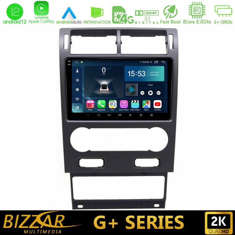 Bizzar G+ Series Ford Mondeo 2004-2007 8core Android14 6+128GB Navigation Multimedia Tablet 9" Bizzar G+ Series Ford Mondeo 2004-2007 8core Android14 6+128GB Navigation Multimedia Tablet 9"