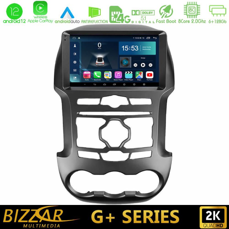 Bizzar G+ Series Ford Ranger 2012-2016 8Core Android14 6+128GB Navigation Multimedia Tablet 9" Bizzar G+ Series Ford Ranger 2012-2016 8Core Android14 6+128GB Navigation Multimedia Tablet 9"
