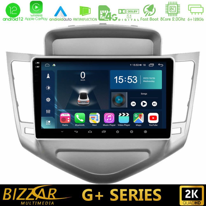 Bizzar G+ Series Chevrolet Cruze 2009-2012 8core Android14 6+128GB Navigation Multimedia Tablet 9" Bizzar G+ Series Chevrolet Cruze 2009-2012 8core Android14 6+128GB Navigation Multimedia Tablet 9"