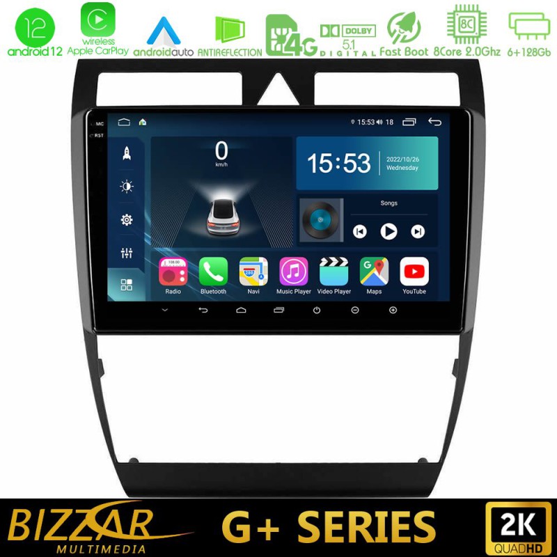 Bizzar G+ Series Audi A6 (C5) 1997-2004 8core Android14 6+128GB Navigation Multimedia Tablet 9" Bizzar G+ Series Audi A6 (C5) 1997-2004 8core Android14 6+128GB Navigation Multimedia Tablet 9"