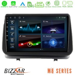 Bizzar M8 Series Renault Clio 2005-2012 8core Android13 4+32GB Navigation Multimedia Tablet 9