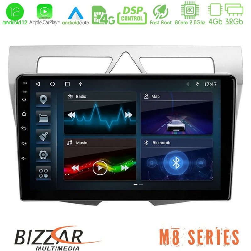 Bizzar M8 Series Kia Picanto 8core Android13 4+32GB Navigation Multimedia Tablet 9