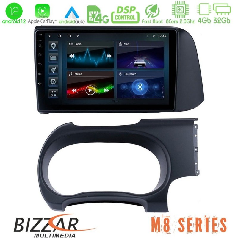 Bizzar M8 Series Hyundai i10 8core Android13 4+32GB Navigation Multimedia Tablet 9