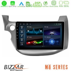 Bizzar M8 Series Honda Jazz 2009-2013 8core Android13 4+32GB Navigation Multimedia Tablet 10