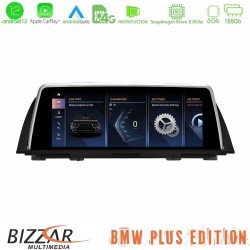 BMW 5 Series F10/F11 NBT Android12 (6+128GB) Navigation Multimedia 10.25″ HD Black Panel (Pop-Up Style)