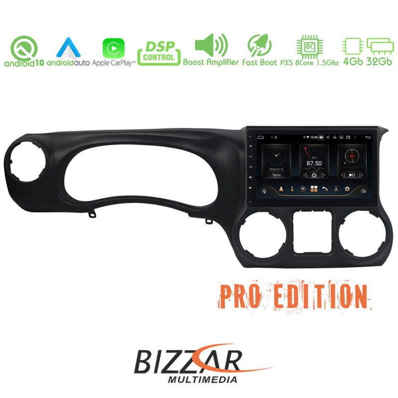 Bizzar Pro Edition Jeep Wrangler 9" Android 10.0 Navigation Multimedia System Bizzar Pro Edition Jeep Wrangler 9" Android 10.0 Navigation Multimedia System