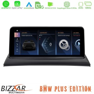 BMW Χ3 series Ε83 (με εργοστασιακή οθόνη) Android13 8Core (6+128GB) Navigation Multimedia 10.25" Black Panel