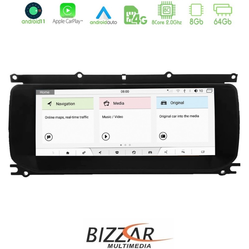 Bizzar OEM Range Rover Evoque 2016-2018 8core Android11 (8+64GB) Navigation Multimedia 10.25