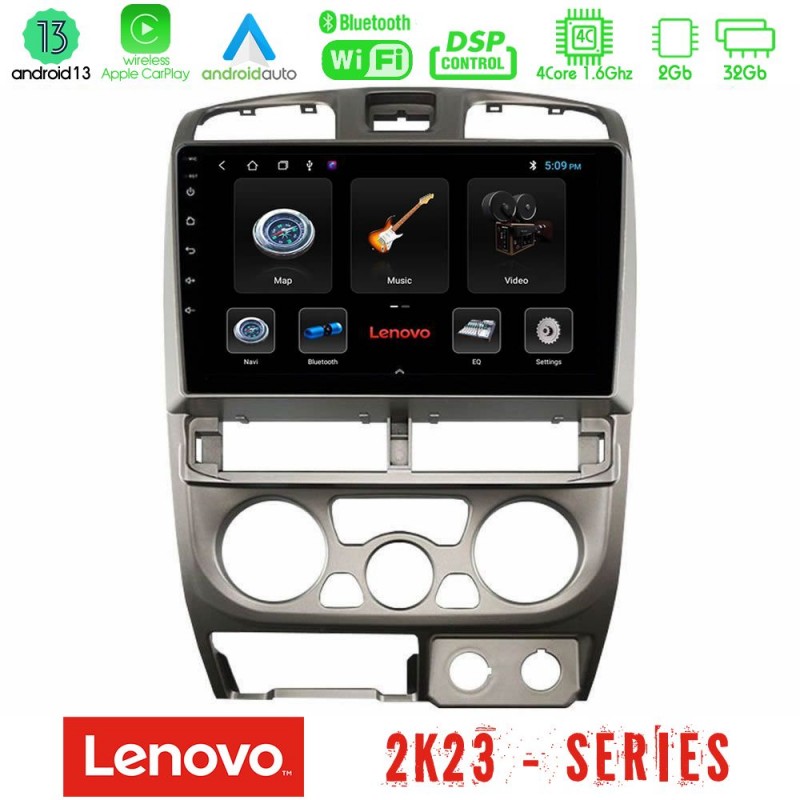 Lenovo Car Pad Isuzu D-Max 2004-2006 4core Android 13 2+32GB Navigation Multimedia Tablet 9