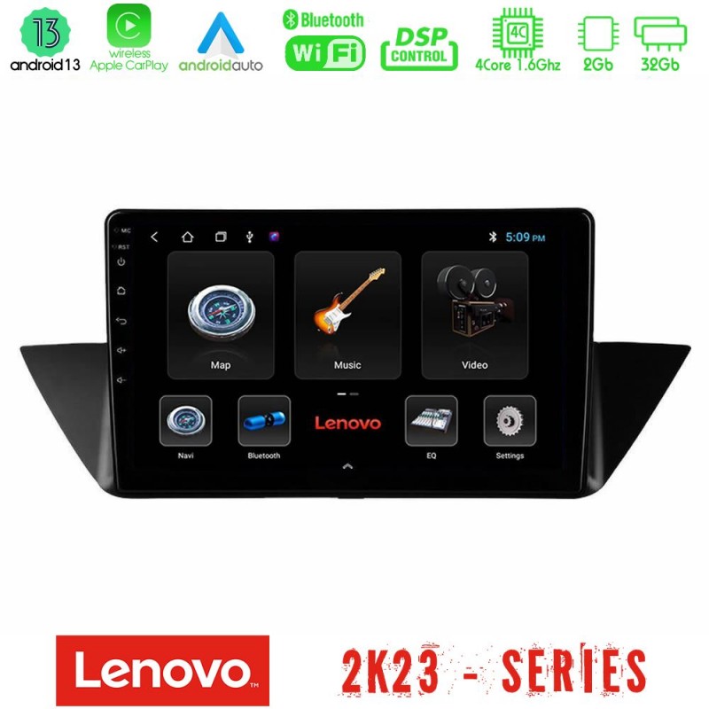 Lenovo Car Pad BMW Χ1 E84 4Core Android 13 2+32GB Navigation Multimedia Tablet 10