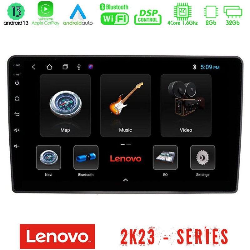 Lenovo Car Pad VW Passat 4Core Android 13 2+32GB Navigation Multimedia Tablet 9
