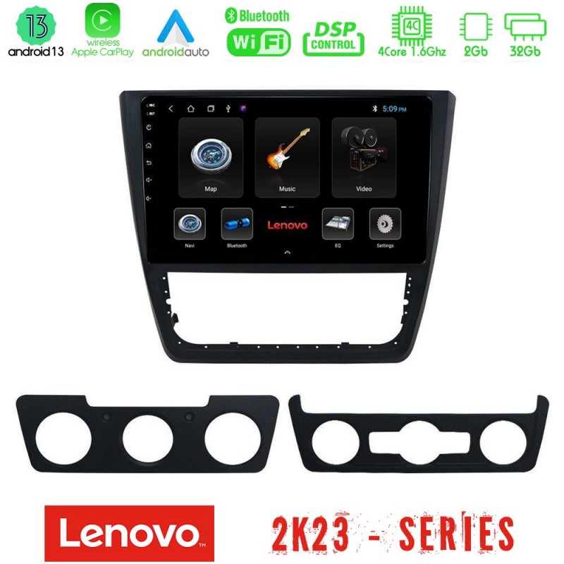 Lenovo Car Pad Skoda Yeti 2009-&gt; 4Core Android 13 2+32GB Navigation Multimedia Tablet 10