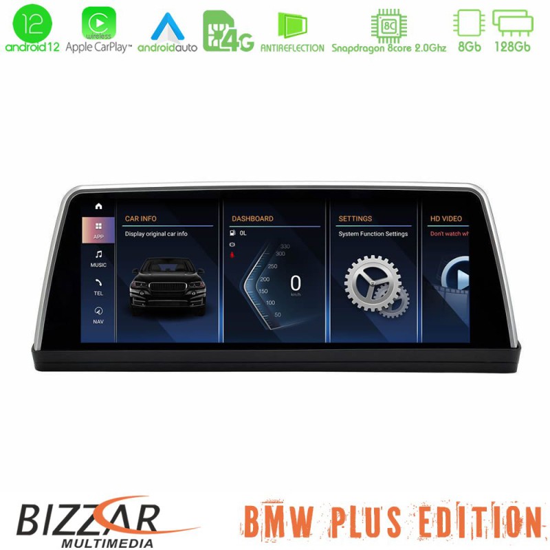 Bizzar Plus Edition BMW 5er E60 (CCC) Android13 8Core (8+128GB) Navigation Multimedia 10.25" HD Anti-reflection