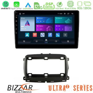 Bizzar Ultra Series Fiat 500 2016> 8core Android13 8+128GB Navigation Multimedia Tablet 9" Bizzar Ultra Series Fiat 500 2016> 8core Android13 8+128GB Navigation Multimedia Tablet 9"