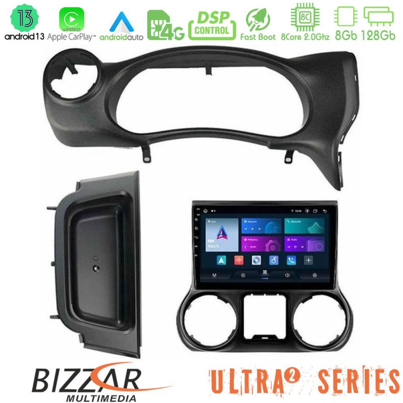 Bizzar ULTRA Series Jeep Wrangler 2014-2017 8Core Android13 8+128GB Navigation Multimedia Tablet 10" Bizzar ULTRA Series Jeep Wrangler 2014-2017 8Core Android13 8+128GB Navigation Multimedia Tablet 10"