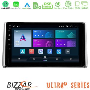 Bizzar Ultra Series Toyota RAV4 2019-2023 8Core Android13 8+128GB Navigation Multimedia Tablet 10" Bizzar Ultra Series Toyota RAV4 2019-2023 8Core Android13 8+128GB Navigation Multimedia Tablet 10"