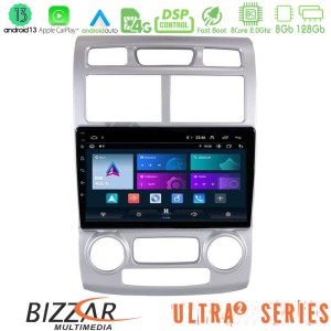 Bizzar Ultra Series Kia Sportage 2005-2008 8Core Android13 8+128GB Navigation Multimedia Tablet 9"