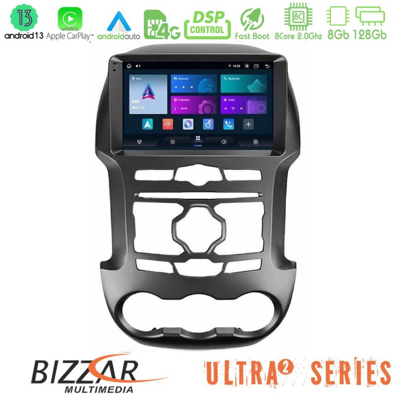 Bizzar Ultra Series Ford Ranger 2012-2016 8Core Android13 8+128GB Navigation Multimedia Tablet 9" Bizzar Ultra Series Ford Ranger 2012-2016 8Core Android13 8+128GB Navigation Multimedia Tablet 9"
