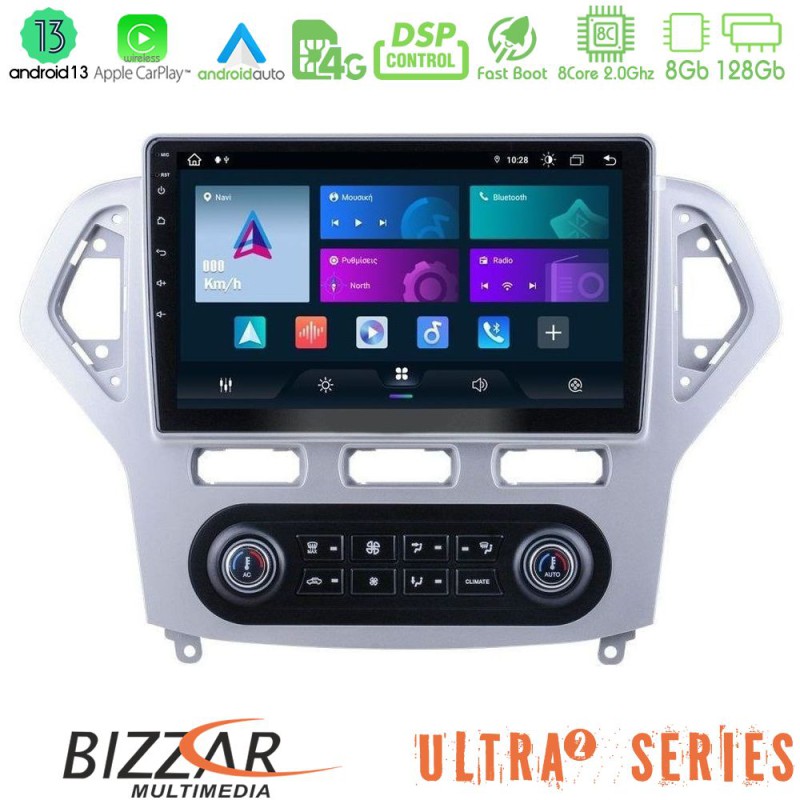 Bizzar Ultra Series Ford Mondeo 2007-2011 (Auto A/C) 8Core Android13 8+128GB Navigation Multimedia Tablet 10" Bizzar Ultra Series Ford Mondeo 2007-2011 (Auto A/C) 8Core Android13 8+128GB Navigation Multimedia Tablet 10"