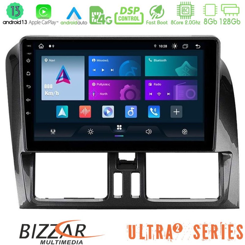 Bizzar Ultra Series Volvo XC60 2009-2012 8core Android13 8+128GB Navigation Multimedia Tablet 9" Bizzar Ultra Series Volvo XC60 2009-2012 8core Android13 8+128GB Navigation Multimedia Tablet 9"