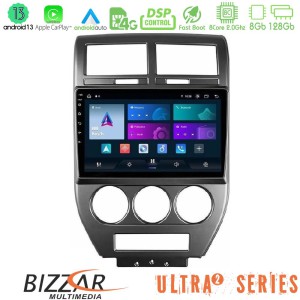 Bizzar Ultra Series Jeep Compass/Patriot 2007-2009 8core Android13 8+128GB Navigation Multimedia Tablet 10"