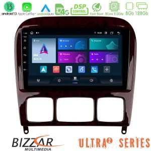 Bizzar Ultra Series Mercedes S Class 1999-2004 (W220) 8core Android13 8+128GB Navigation Multimedia Tablet 9" Bizzar Ultra Series Mercedes S Class 1999-2004 (W220) 8core Android13 8+128GB Navigation Multimedia Tablet 9"