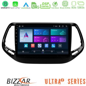Bizzar Ultra Series Jeep Compass 2017> 8core Android13 8+128GB Navigation Multimedia Tablet 10" Bizzar Ultra Series Jeep Compass 2017> 8core Android13 8+128GB Navigation Multimedia Tablet 10"