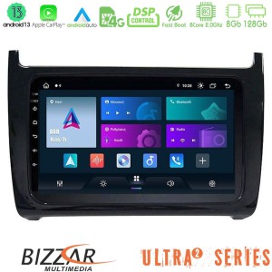Bizzar Ultra Series Vw Polo 2009-2014 8core Android13 8+128GB Navigation Multimedia Tablet 9"