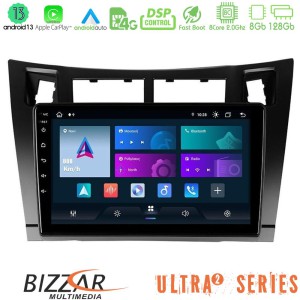 Bizzar Ultra Series Toyota Yaris 8core Android13 8+128GB Navigation Multimedia Tablet 9" (Μαύρο Χρώμα) Bizzar Ultra Series Toyota Yaris 8core Android13 8+128GB Navigation Multimedia Tablet 9" (Μαύρο Χρώμα)