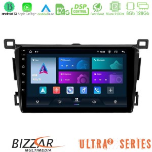 Bizzar Ultra Series Toyota RAV4 2013-2018 8core Android13 8+128GB Navigation Multimedia Tablet 9" Bizzar Ultra Series Toyota RAV4 2013-2018 8core Android13 8+128GB Navigation Multimedia Tablet 9"